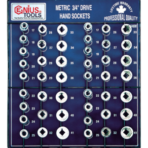 DISPLAY 46PCES 3/4"DR