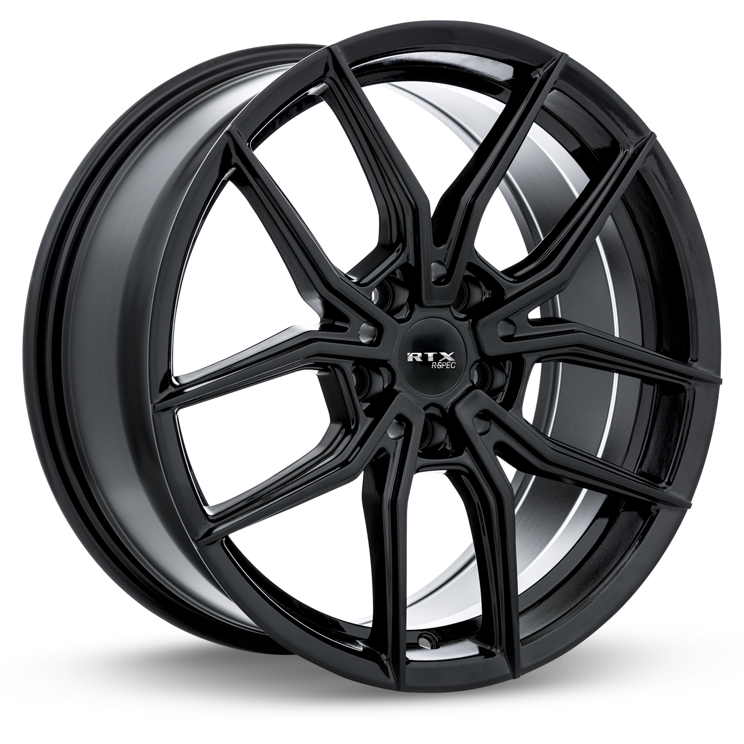 RTX® (R-Spec) - 082723 - SW05 - Gloss Black - 18x8 5x114.3 ET42 CB73.1