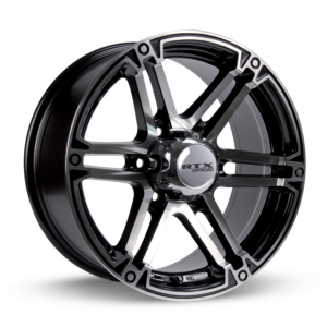 RTX® (Offroad) - 081251 - Slate - Black Machined - 17x8 6x139.7 ET25 CB106.1