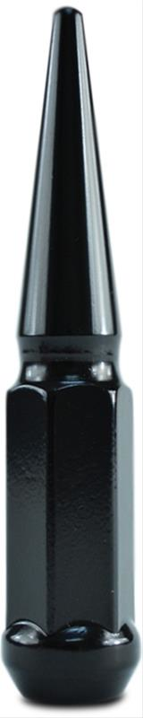 Ceco SPIKE5820BK - (1) Black Spike Nut 1PC 14x2.00 112mm Lenght 19mm Hex
