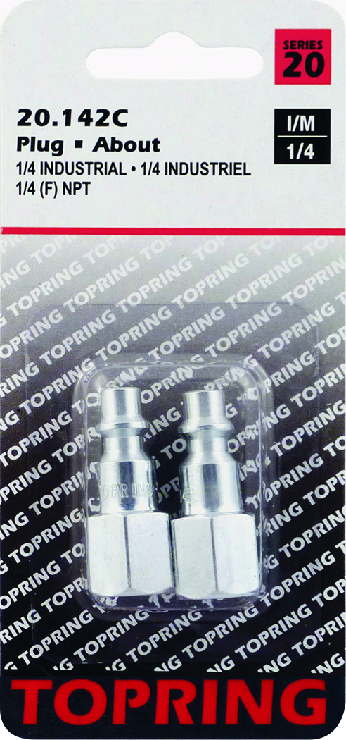 Plug (1/4 IND) 1/4(F)NPT 2pcs/c