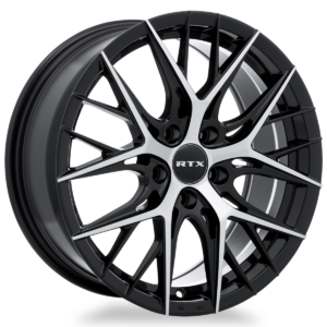 RTX® (R-Spec) - 082993 - Valkyrie - Gloss Black Machined - 17x7.5 5x114.3 ET40 CB73.1