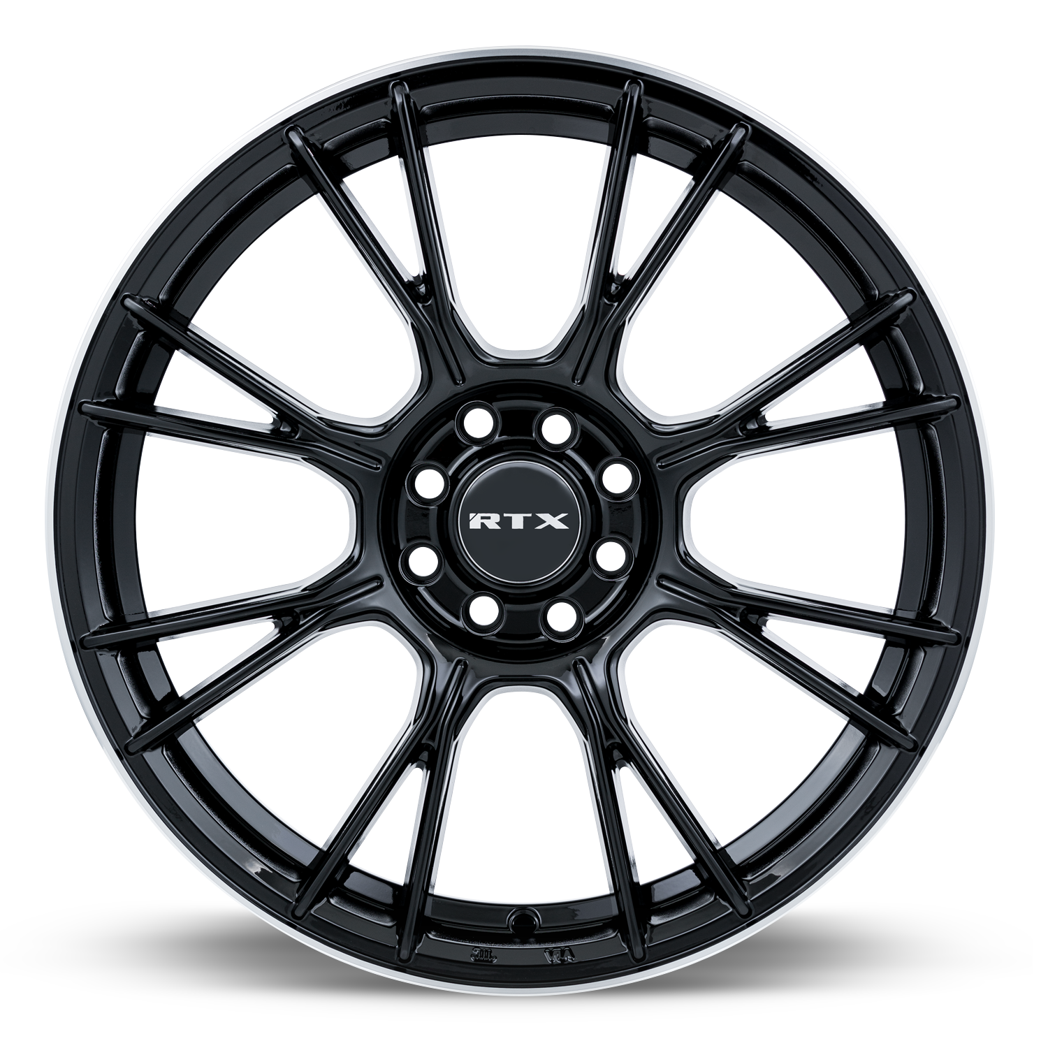 RTX® (RTX) - 082077 - Vapor - Black with Machined Lip - 16x7 5x114.3 ET40 CB73.1 - Image 2