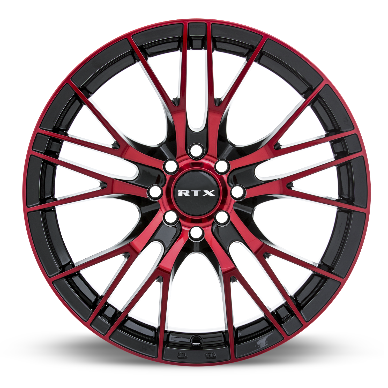 RTX® (RTX) - 082316 - Vertex - Black Machined Red - 17x7.5 5x114.3 ET40 CB73.1 - Image 2