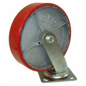 SWIVEL POLYURETHANE 4" W/ BRAK, CAPACITY 700LB