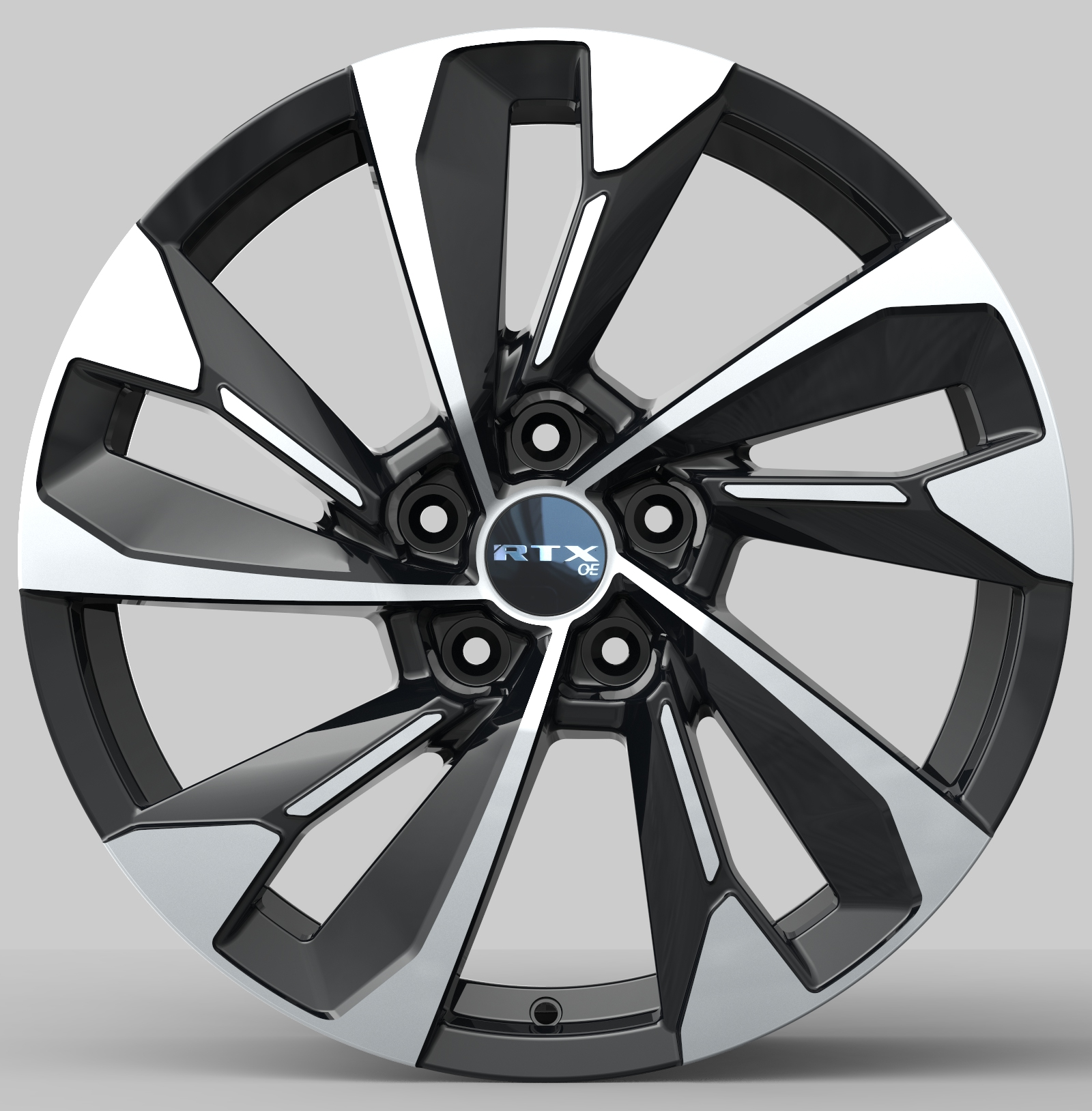 RTX® (OE) - 083551 - MZ03 - Gloss Black Machined - 17x7 5x114.3 ET40 CB67.1 - Image 2