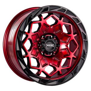 RTX® (Offroad) - 083559 - Spade - Candy Red Black Lip - 17x9 5x127 ET-15 CB71.5