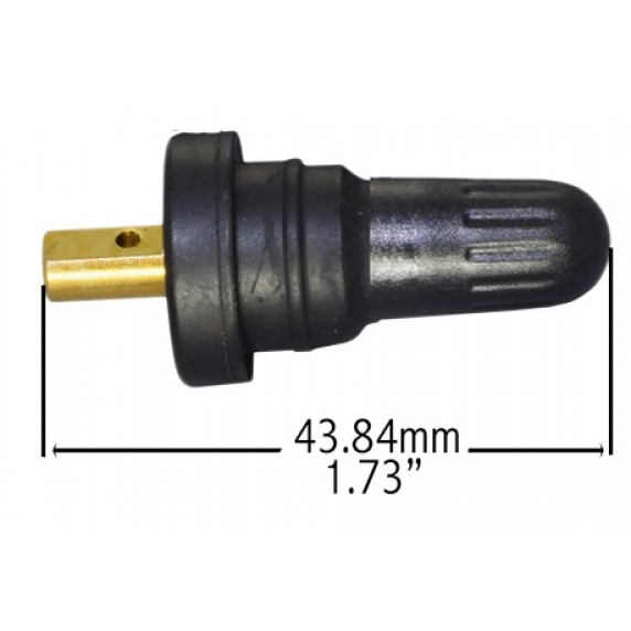 Short Snap-In Valve TPMS 43.8mm with screw OEM / Aftermarket