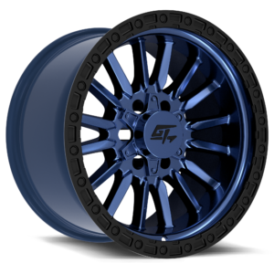CHAMBER 17x10 8x165.1/8x170 -18 Black Ring / Midnight Blue Centre