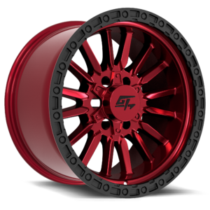 CHAMBER 18x10 5x127/5x139.7 -18 Black Ring / Anodized red centre