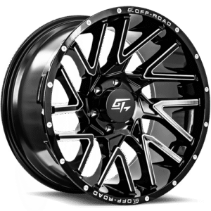 AGGRESSION 17x9 8x165.1 12 Gloss Black Milled