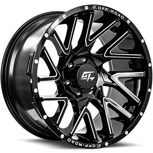 AGGRESSION 17x9 8x170 12 Gloss Black Milled