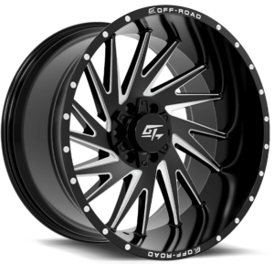 TOMAHAWK 24x14 8x165.1/8x170 -76 Gloss Black Milled